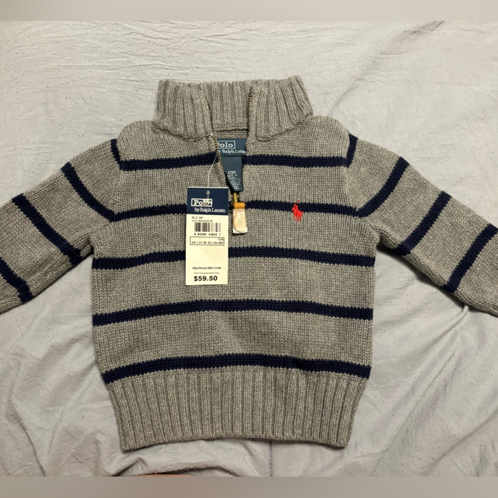 NWT Polo by Ralph Lauren Striped Sweater